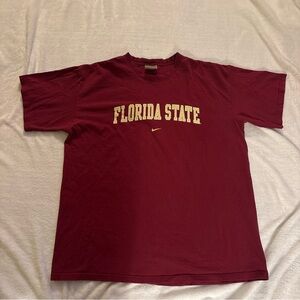 Vintage Nike Florida State Center Swoosh Tshirt Size XL